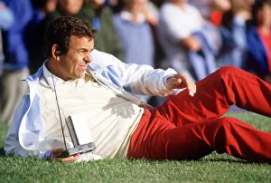 Tony Prints: Tony Jacklin With Tv Set