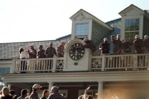 Brookline Prints: USAPlayer Celebrate On Roof