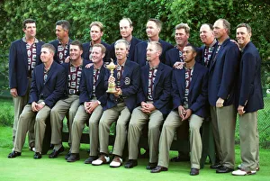 Brookline Prints: USARyder Cup Team With Cup