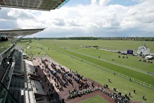 Stand Prints: View From Ebor Stand Of York Racecourse