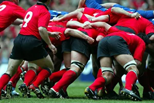 Welsh Scrum Pushes Forward