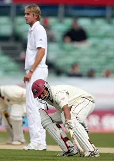 Indies Prints: West Indies Make Runs As Stuart Broad Looks On
