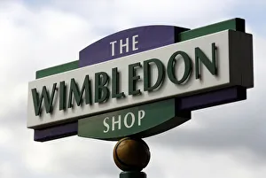 Art Or Moody Prints: Wimbledon Shop Sign