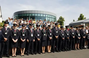 Crowd Prints: Wimbledon Stewards Hold Back Crowd